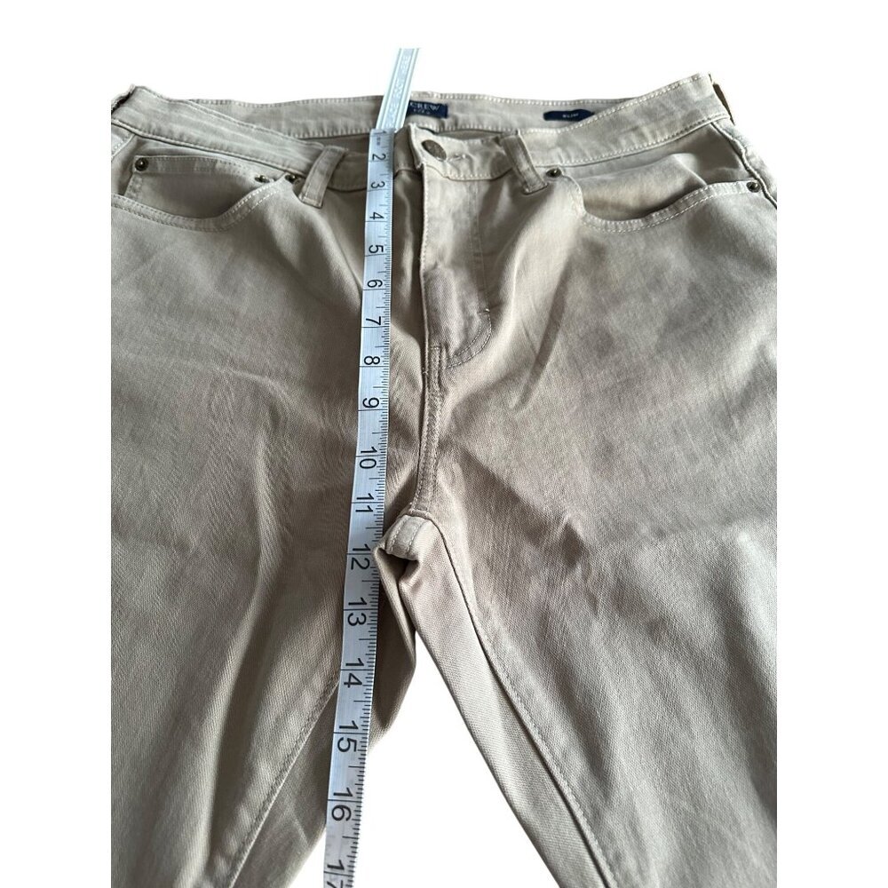 J.Crew Flex Slim Fit Mens Pants Beige Size 33x30 Made In Cambodia NWOT Preppy - Picture 10 of 15